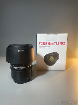 Samyang 85mm T1.5 VDSLR Mark II Canon RF