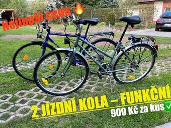 Prodám dvě spolehlivá kola