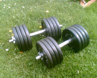 Jednoručky činky 2x43kg za 4990,-