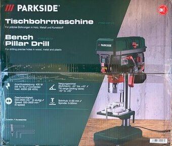 NOVÁ Stolní vrtačka BENCH PILLAR DRILL PTBM 400 D1(Výhra)