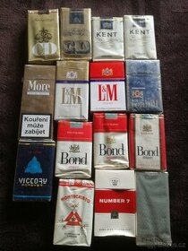 Zahraniční sběratelské cigarety - 1