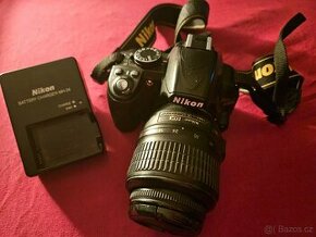 Nikon D3100 + objektiv 18-55mm Nikon DX - 1