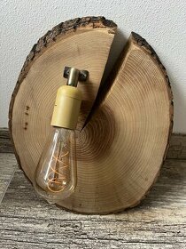 nástěnné dřevěné svítidlo - 1