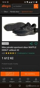 Nike boty nové
