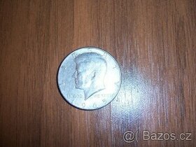 Usa stříbrný half dollar 1965,1966 - 1