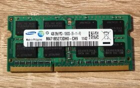 RAM paměť Samsung 4GB DDR3 1333MHz