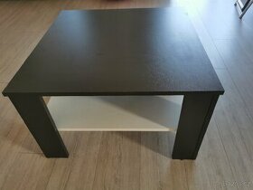 Černý konferenční stolek 68x68 cm