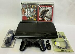 PlayStation 3 (PS3) SuperSlim 500GB + 2 hry