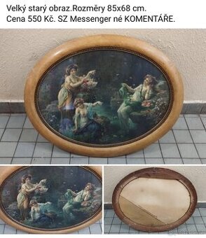 Staré obrazy .Ceny a rozměry viz fota.