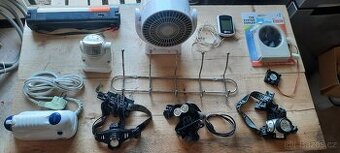 Čelovky,svítilna,čidlo,teplot čidlo Emos,ventilátor,věšák,.. - 1