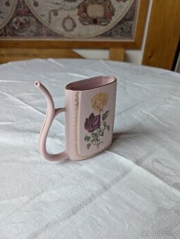Růžový porcelán - lázeňské pítko, růže, JSK Stružná - 1
