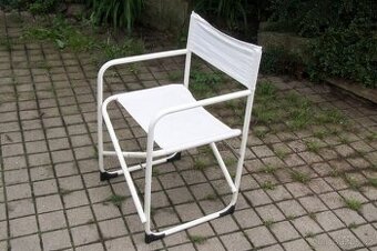 Skládací židle bílé 6ks