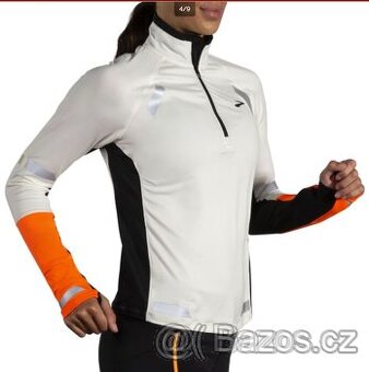 Běžecké triko svítivé BROOKS Run Visible Zip NOVÉ