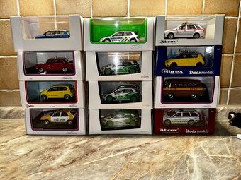 Modely Abrex 1:43 a 1:72