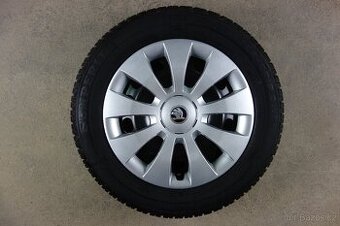 Škoda Kamiq, VW, Seat, disky 5x100 205/60/16 zimní + poklice