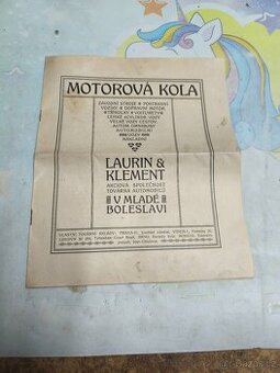 Laurin a Klement katalog originál - 1