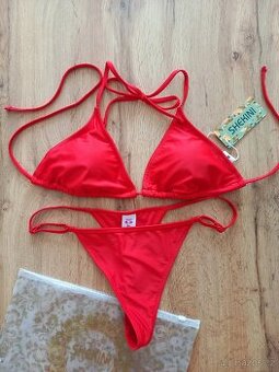 Nové plavky červené bikiny - 1