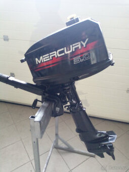 Lodní motor MERCURY 5 2t kr.noha výborný stav