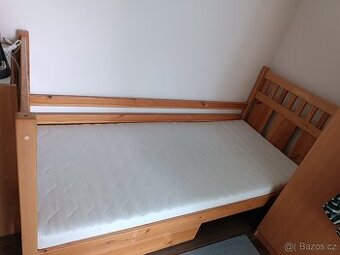 2x lůžko 80x180
