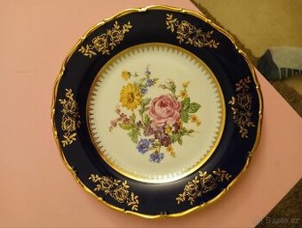 EPIAG D.F. Carlsbad – kobaltový talíř 25 cm