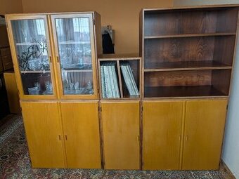 Dřevěná obývací stěna / sestava