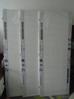 3x NOVÉ, Solodoor plné dveře bílé, 70 levé