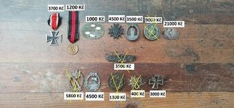 Medaile, vyznamenání Německo.