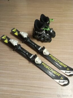 Dětské lyže 90 fisher lyžáky Rossignol