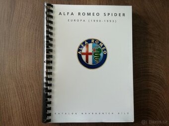 Katalog dílů Alfa Romeo Spider 1990-93