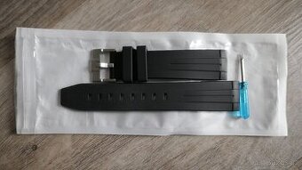 Gumový pásek k hodinkam, šířka 20 mm - NOVÝ