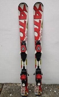 Dětské lyže Atomic 100 a lyžáky stélka 20,5 cm a 18.5 cm