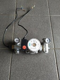 Rozdělovač podlahového topení hlava s čerpadlem