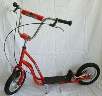 NOVÁ koloběžka Platinium 12"+12" červená