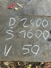 ocelová deska tl 50 mm váha 1500 Kg