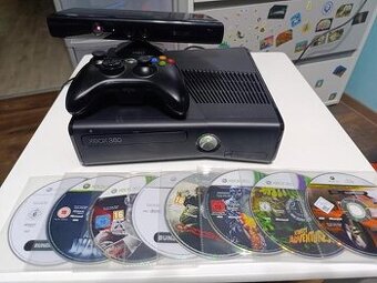 Xbox 360S 250Gb + Kinect + hry