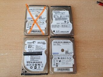 3x 500GB do Notebooku bez vadných sektorů.