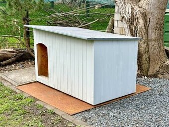 Psi bouda pro psa zateplená s oknem 150 x 85 cm
