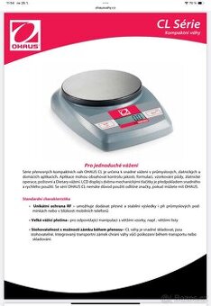 Digitální přesná váha OHAUS CL501