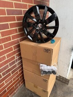 Nové Alu Graf Black 16" 5x112 Orig. SEAT Škoda DPH