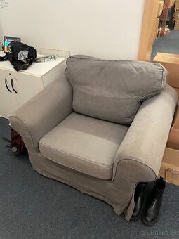 Křeslo IKEA EKTORP šedá 7000->1999Kč - 1