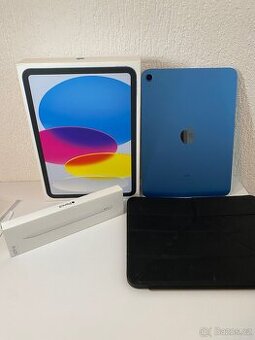 iPad 10.gen 98% baterie + apple pencil C, kryt