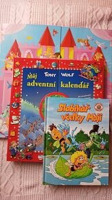 Pohádkové i adventní kniha-pevné desky+Slabikář včelky MÁJE