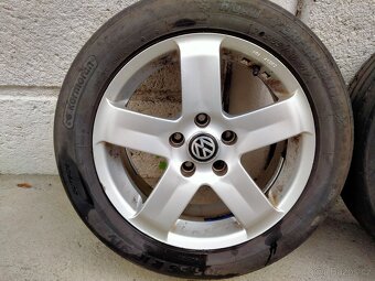 Alu kola Volkswagen, 6,5J x 16, 5x112, ET 38, letní pneu