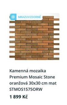 Kamenná mozaika, obklady