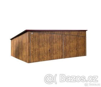 Plechová garáž 6x5m - 1
