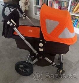 Bugaboo chameleon 4 dilny set: 2strisky+2potahy oranžová - 1
