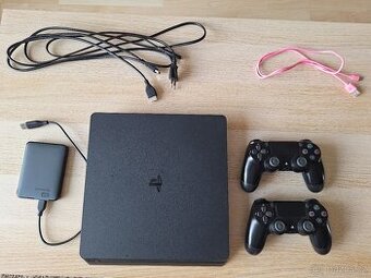 Playstation 4 Slim - 500GB + 2 ovladace