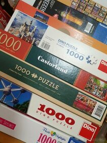 Puzzle 1000ks a 3D svítící puzzle