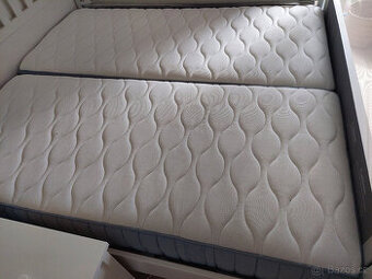 Matrace 2ks IKEA VAGSTRANDA, tvrdá, 90x200 cm