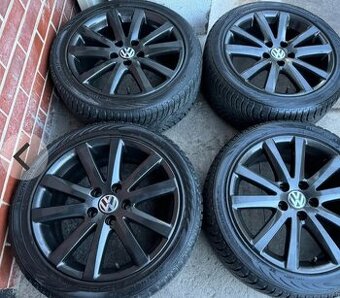 ALU 17 5x112 origo VW grafit + pneu Nokian